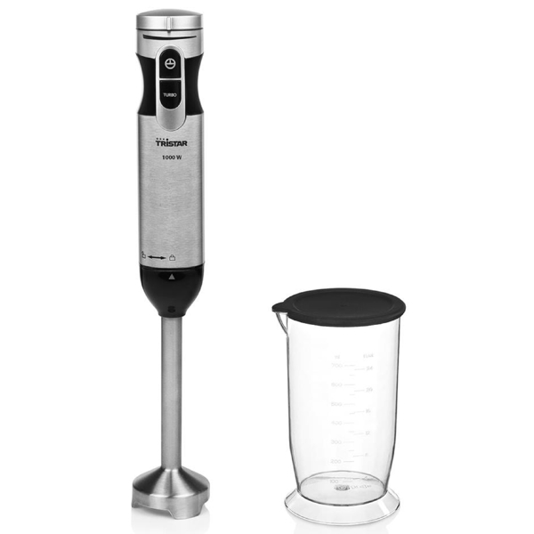ხელის ბლენდერი Tristar MX-4828, 1000W, 0.7L, Hand Blender, Silver