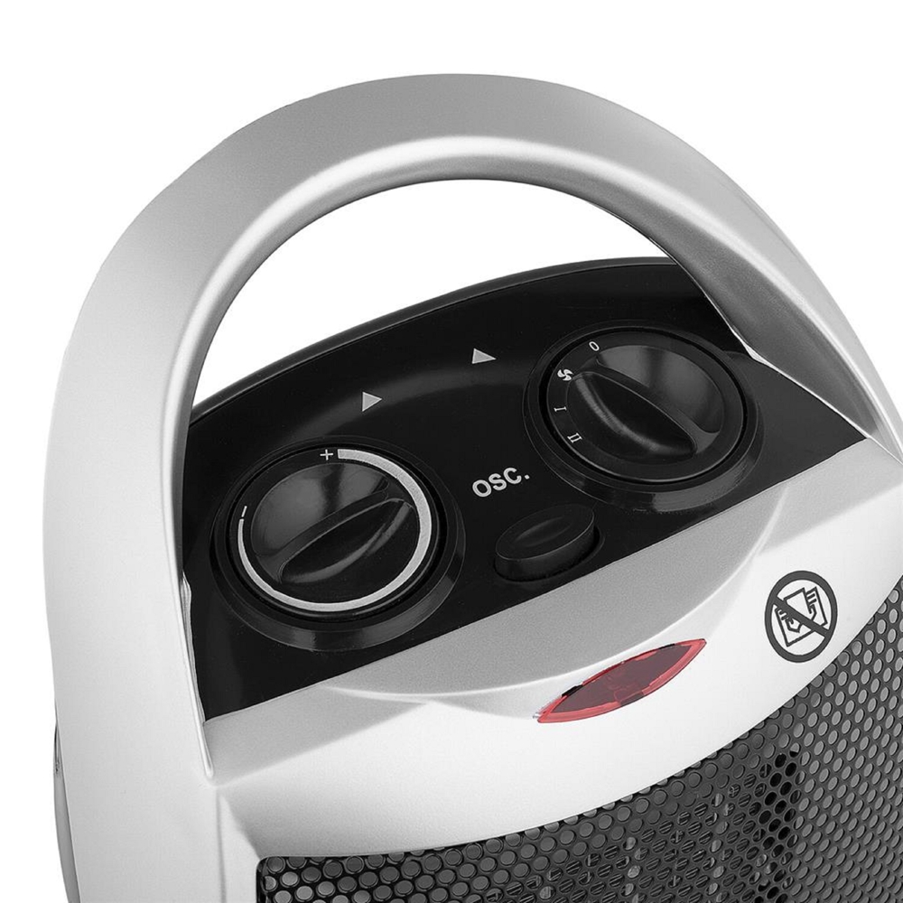 ელექტრო გამათბობელი Tristar KA-5038, 1500W, 20m², Electric Heater, Silver