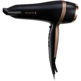 თმის საშრობი Remington D6960GP E51 Salon Smooth, 2100W, Hair Dryer, Black/Golden
