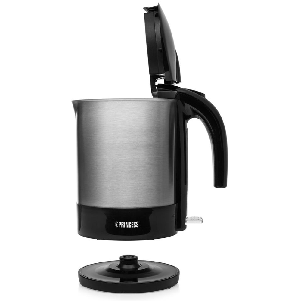 ელექტრო ჩაიდანი Princess 236039, 2200W, 1.7L, Electric Kettle, Silver