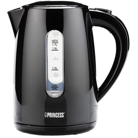 ელექტრო ჩაიდანი Princess 236017, 2200W, 1.7L, Electric Kettle, Black