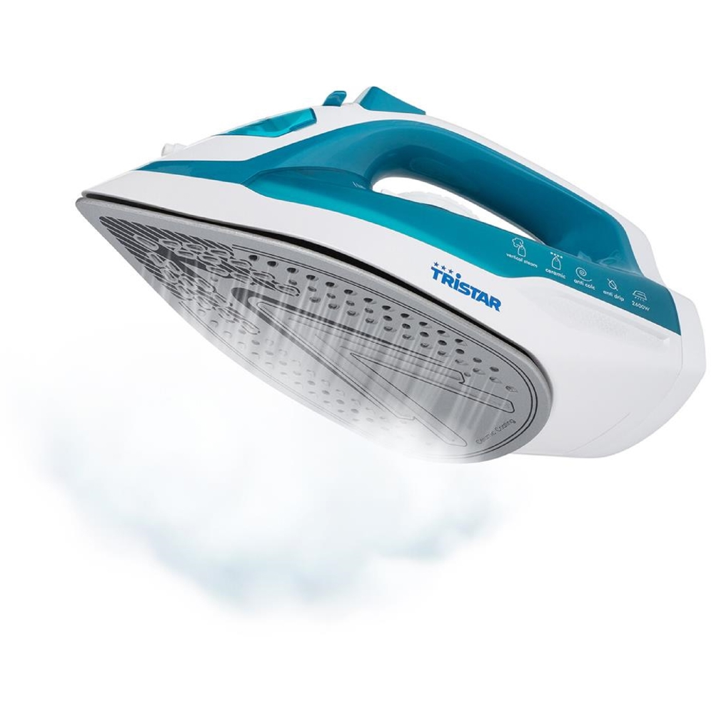 Steam Iron Tristar ST-8320, 2600W, 0.37L, White/Green
