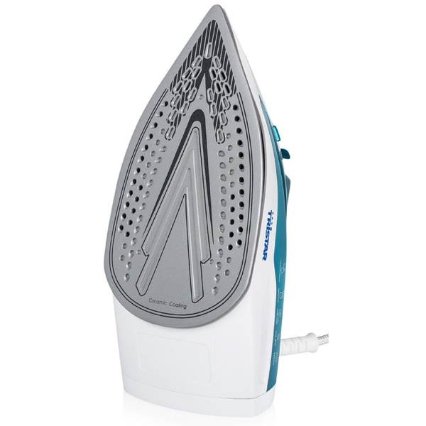ორთქლის უთო Tristar ST-8320, 2600W, 0.37L, Steam Iron, White/Green