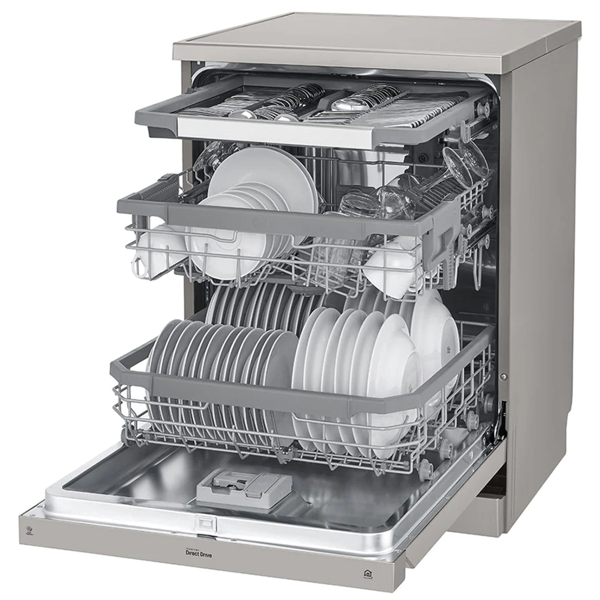 Dishwasher LG DFB425FP.APZPARA, 44Db, Silver
