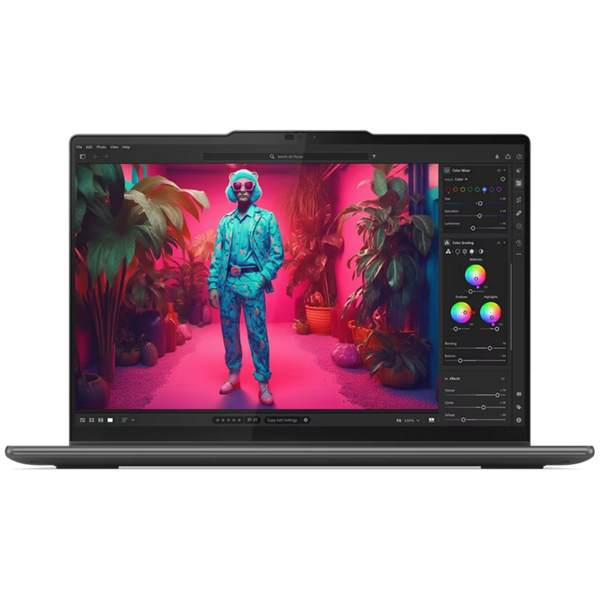 ნოუთბუქი Lenovo 83DK005TRK Yoga 7 2-in-1 14AHP9, 14", Ryzen 7-8840HS, 16GB, 1TB SSD, Integrated, W11H, Storm Grey