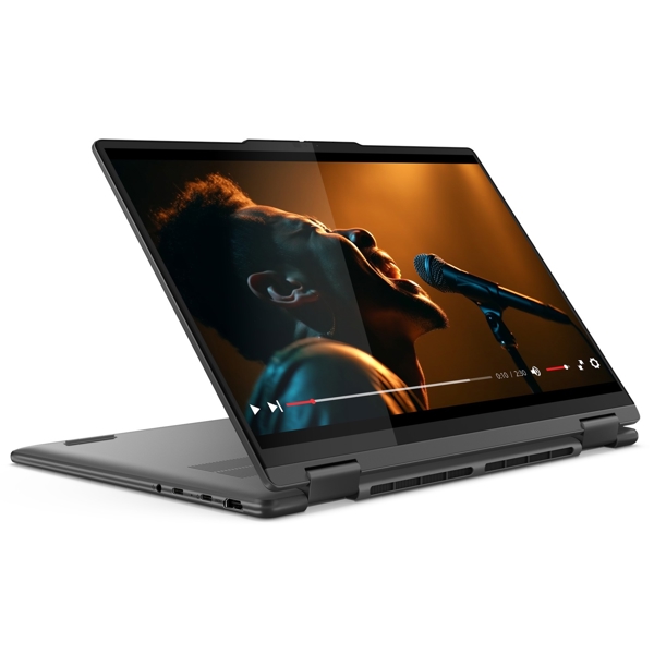 ნოუთბუქი Lenovo 83DK005TRK Yoga 7 2-in-1 14AHP9, 14", Ryzen 7-8840HS, 16GB, 1TB SSD, Integrated, W11H, Storm Grey