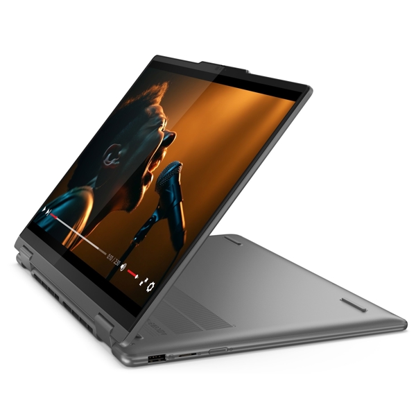 ნოუთბუქი Lenovo 83DK005TRK Yoga 7 2-in-1 14AHP9, 14", Ryzen 7-8840HS, 16GB, 1TB SSD, Integrated, W11H, Storm Grey