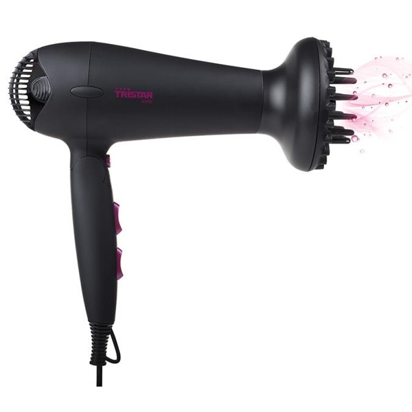თმის საშრობი Tristar HD-2358, 2000W, Hair Dryer, Black