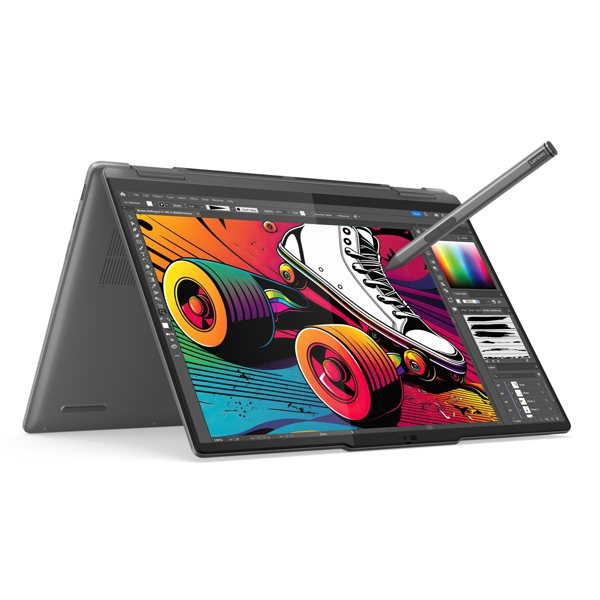 Notebook Lenovo 83DJ00CBRK Yoga 7 2-in-1 14IML9, 14", Ultra 7-155H, 32GB, 1TB SSD, Integrated, W11H, Storm Grey