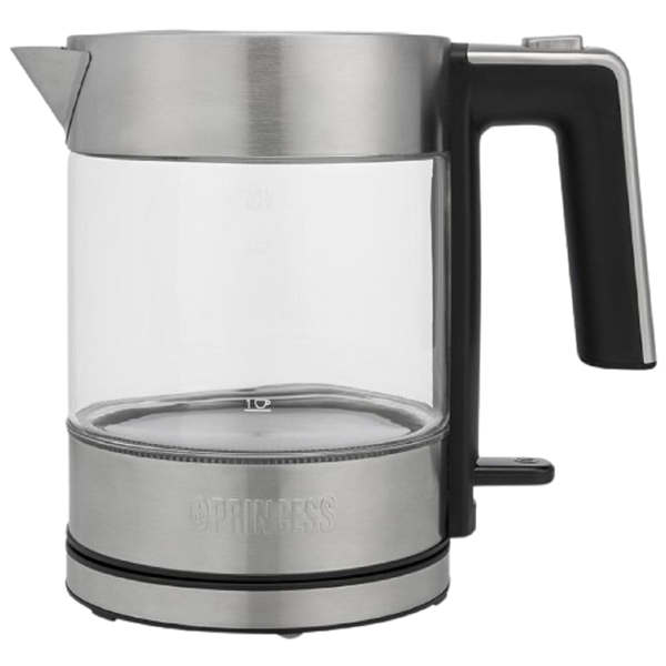 ელექტრო ჩაიდანი Princess 236040, 2200W, 1L, Electric Kettle, Silver