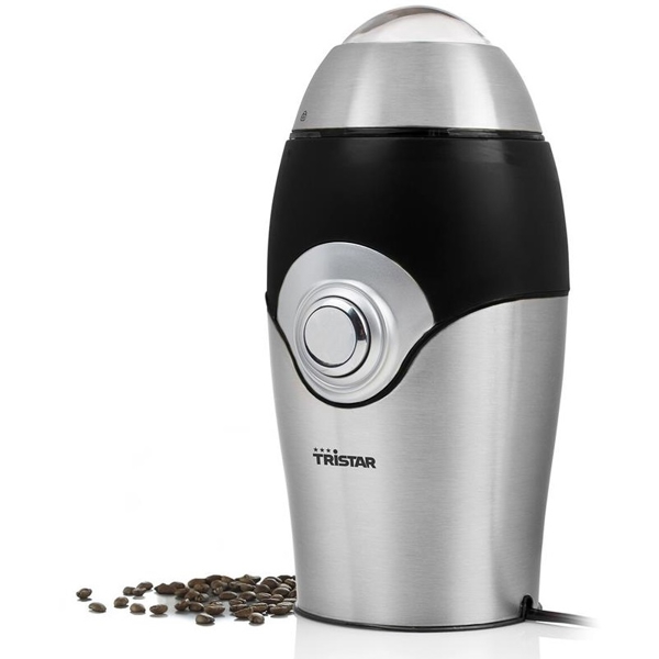 ყავის საფქვავი Tristar KM-2270, 150W, Electric Coffee Grinder, Silver
