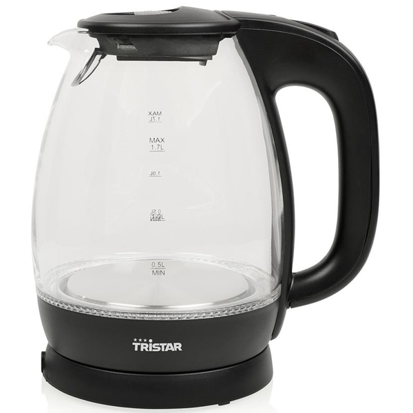 ელექტრო ჩაიდანი Tristar WK-3405, 2200W, 1.7L, Electric Kettle, Black