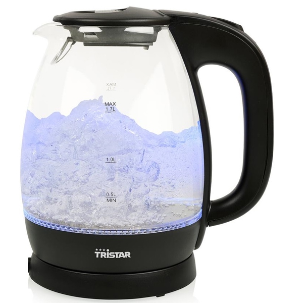 ელექტრო ჩაიდანი Tristar WK-3405, 2200W, 1.7L, Electric Kettle, Black