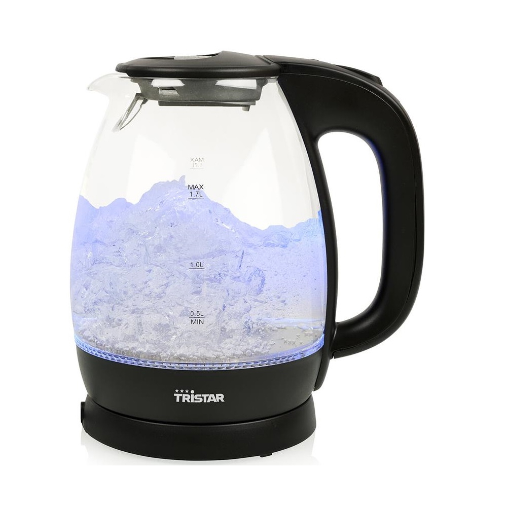 ელექტრო ჩაიდანი Tristar WK-3405, 2200W, 1.7L, Electric Kettle, Black