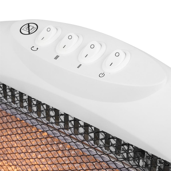 ელექტრო გამათბობელი Tristar KA-5129, 1200W, 15m², Infrared Heater, White