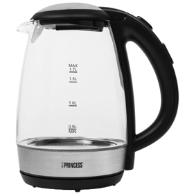 ელექტრო ჩაიდანი Princess 236048, 2200W, 1.7L, Electric Kettle, Black