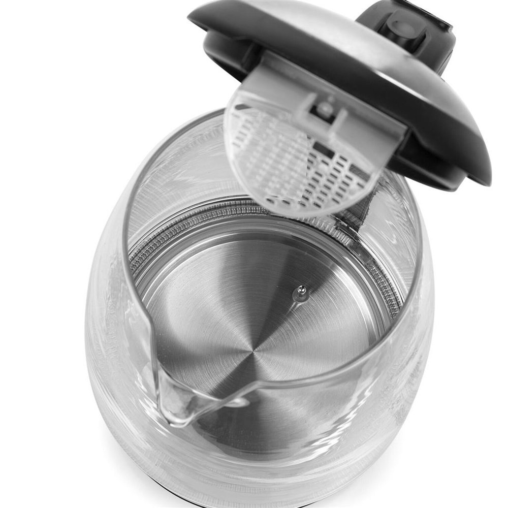 ელექტრო ჩაიდანი Princess 236048, 2200W, 1.7L, Electric Kettle, Black