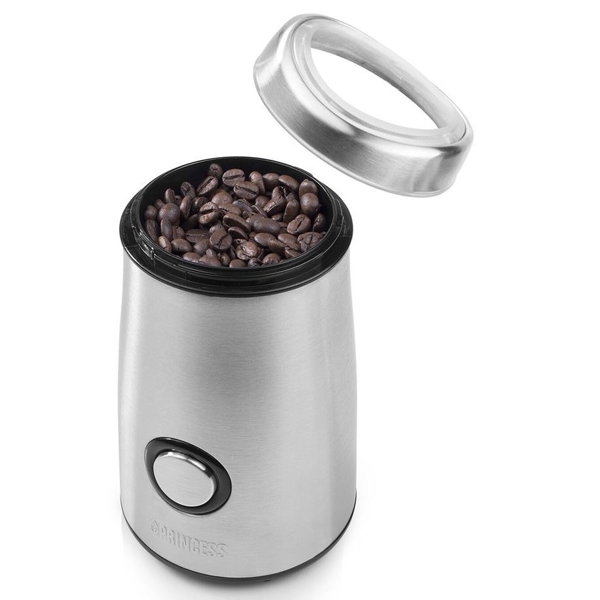 ყავის საფქვავი Princess 242196, 150W, Coffee Grinder, Silver