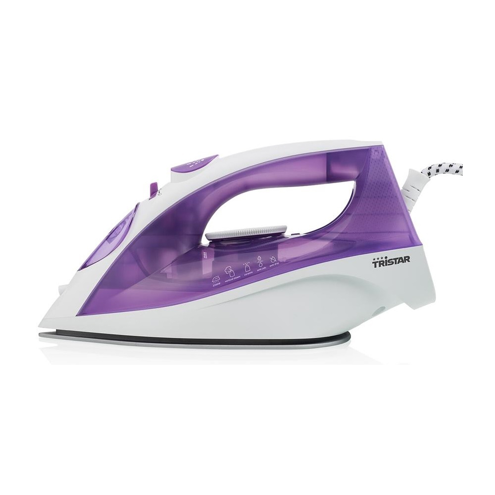 ორთქლის უთო Tristar ST-8350, 2200W. 0.26L, Steam Iron, Purple