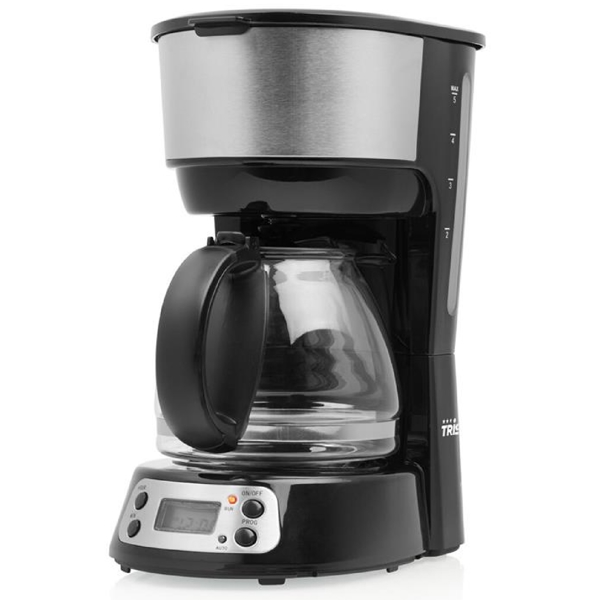 Coffee Machine Tristar CM-1284, 0.75L, 600W, Black/Silver