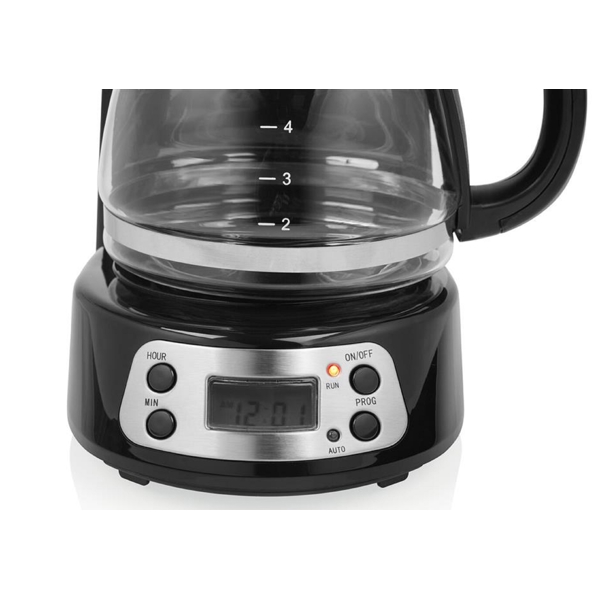 Coffee Machine Tristar CM-1284, 0.75L, 600W, Black/Silver