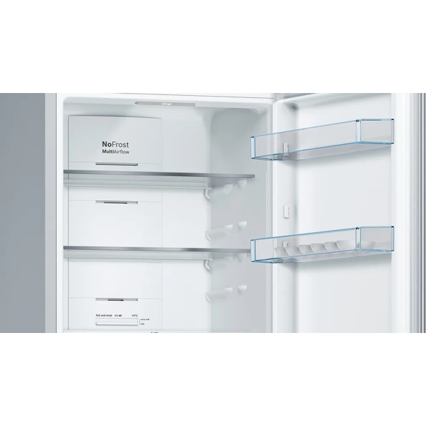 Refrigerator BOSCH KGN36XL30U, 324L, A++, No Frost, Silver