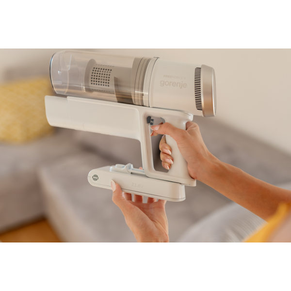 მტვერსასრუტი Gorenje SVC216210FFIIW, Vacuum Cleaner, White