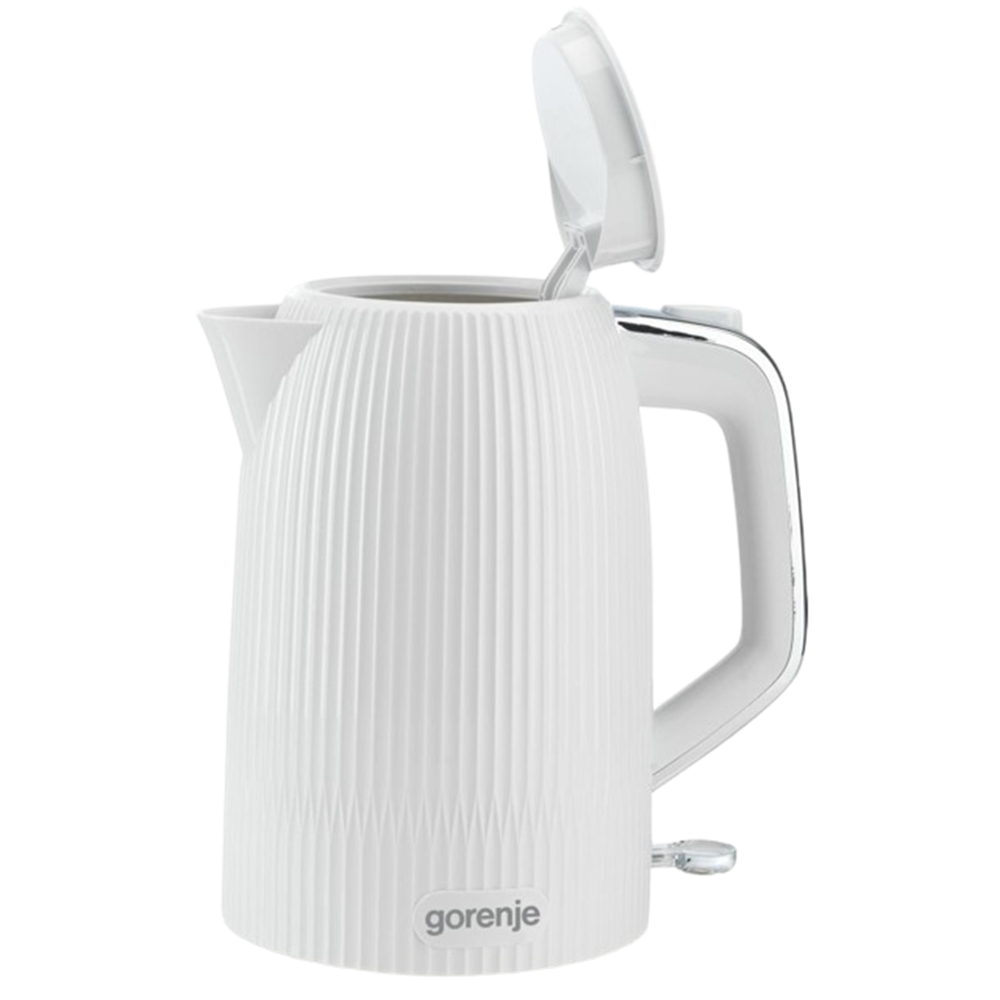 Electric Kettle Gorenje K17DPW, 2200W, 1.7L, White