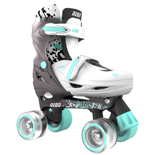 როლიკები Neon NT30E4, 30-33, Roller Skates Combo, Grey-teal