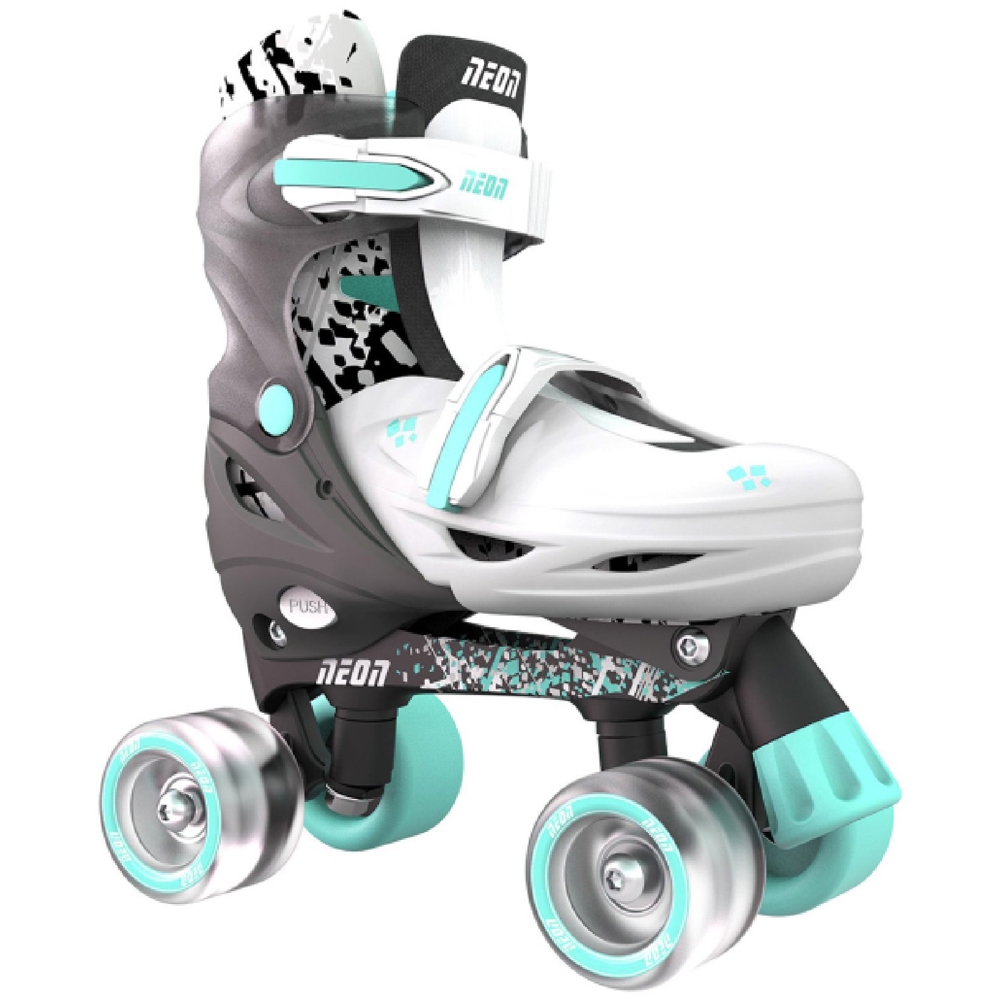 როლიკები Neon NT31E4, 34-37, Roller Skates Combo, Grey-teal