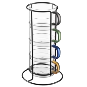 ჭიქების ნაკრები Ardesto AR2635BS, 350ml, 4pcs, Cup Set, Transparent