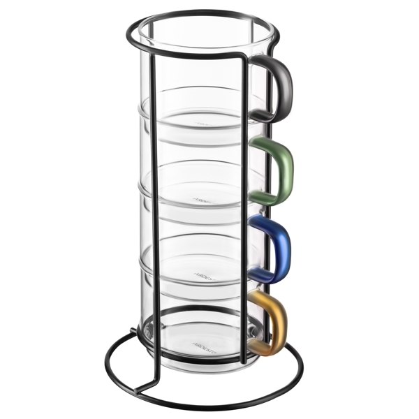 Cup Set Ardesto AR2635BS, 350ml, 4pcs, Transparent