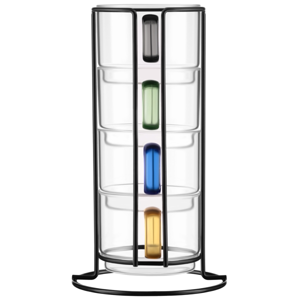 Cup Set Ardesto AR2635BS, 350ml, 4pcs, Transparent