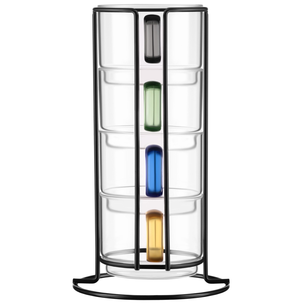 Cup Set Ardesto AR2635BS, 0.35l, 4pcs, Transparent