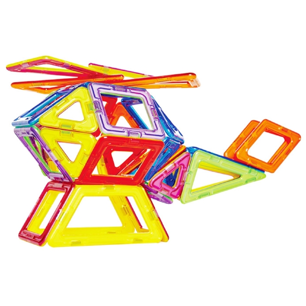 მაგნიტური კონსტრუქცია MagPlayer MPT-118, 118Pcs, Designer Magnetic Set Box