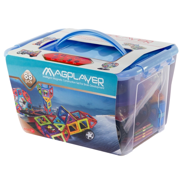 Designer Magnetic Set Box MagPlayer MPT-88, 88Pcs