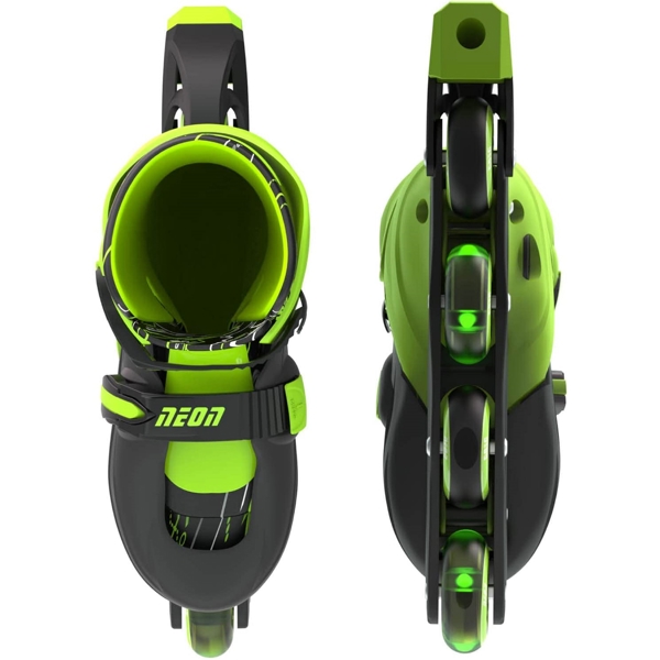Roller Skates Combo Neon NT07G4, 30-33, Green