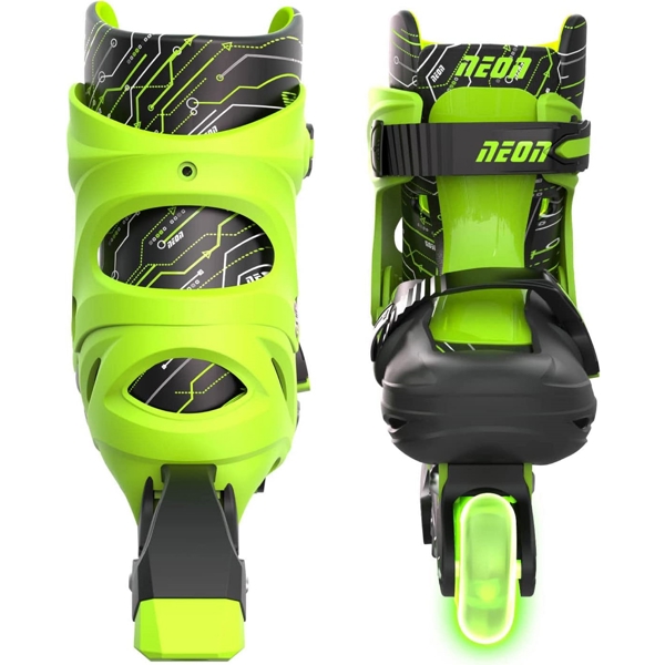 Roller Skates Combo Neon NT07G4, 30-33, Green
