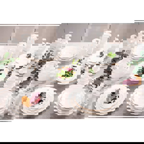 სალათის თასი Ardesto Prato, 21cm, Bowl, White