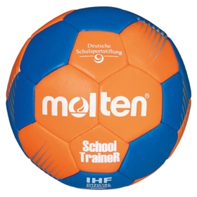 Handball Ball Molten 633MOH3X5002BWX H0F-ST, Size 0, Blue/Orange