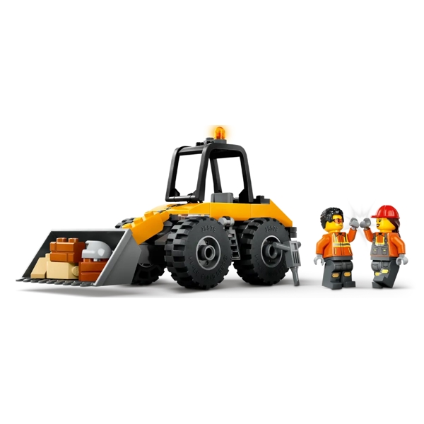 Prefabricated Construction Lego 60450 City Yellow Construction Wheel Loader