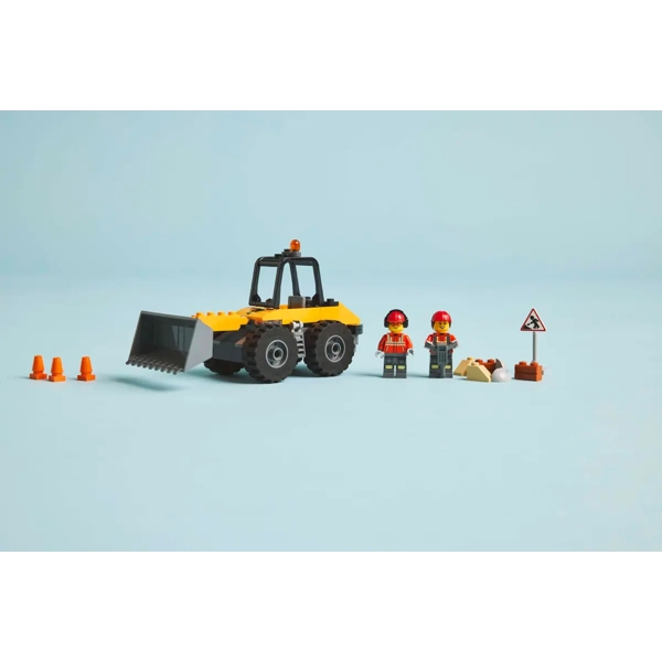 Prefabricated Construction Lego 60450 City Yellow Construction Wheel Loader