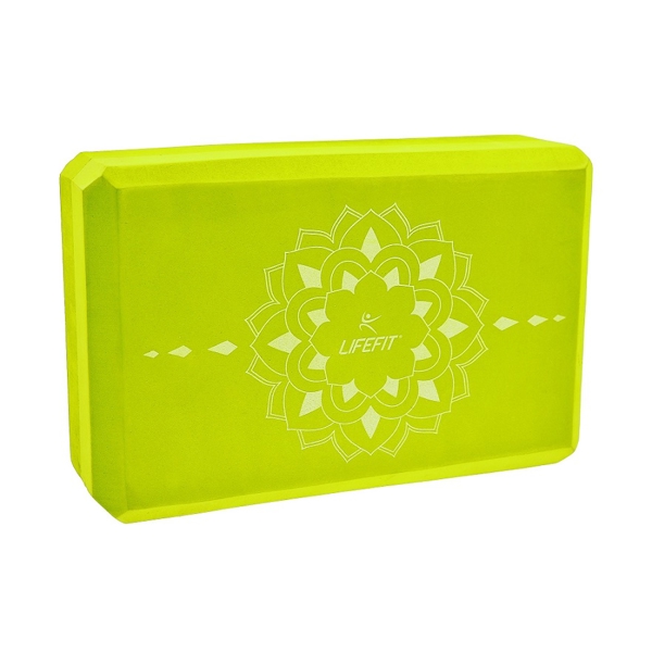 Yoga Block Lifefit 538DBLOB0101 Boga, Green