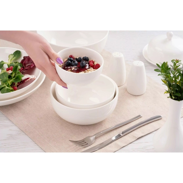 Salad Bowl Ardesto AR3517I Imola, 20сm, White