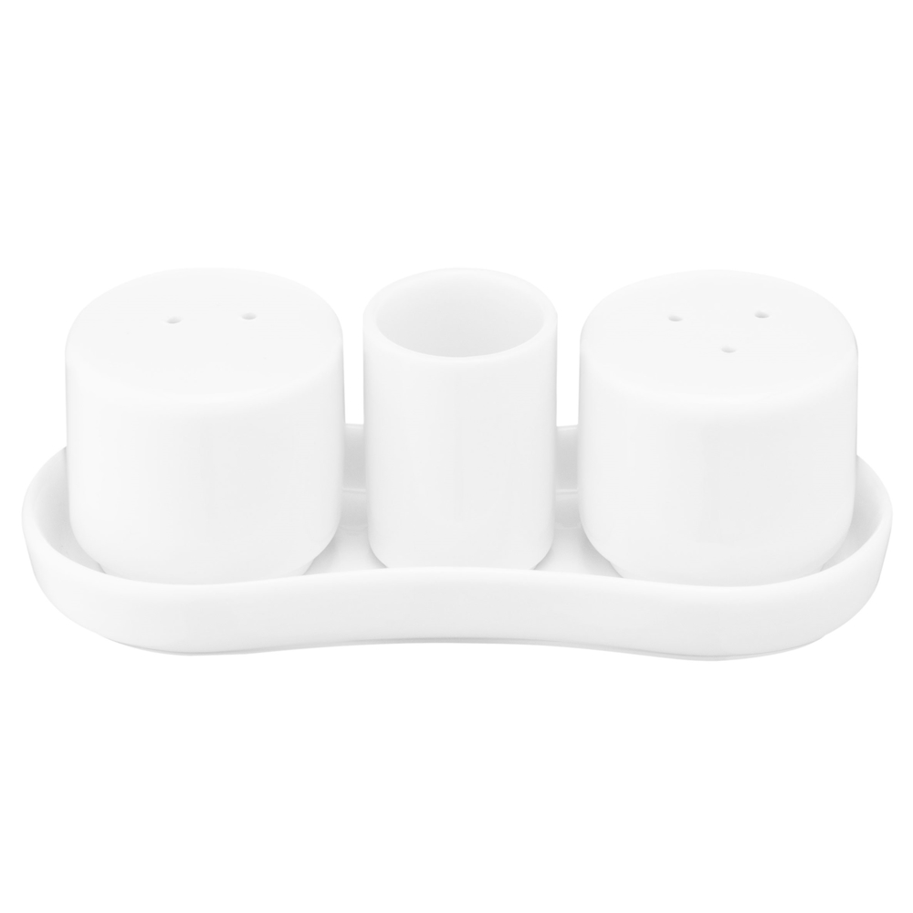 სამარილე და საპილპილე Ardesto AR3736, 4Pcs, Set For Salt And Pepper, White