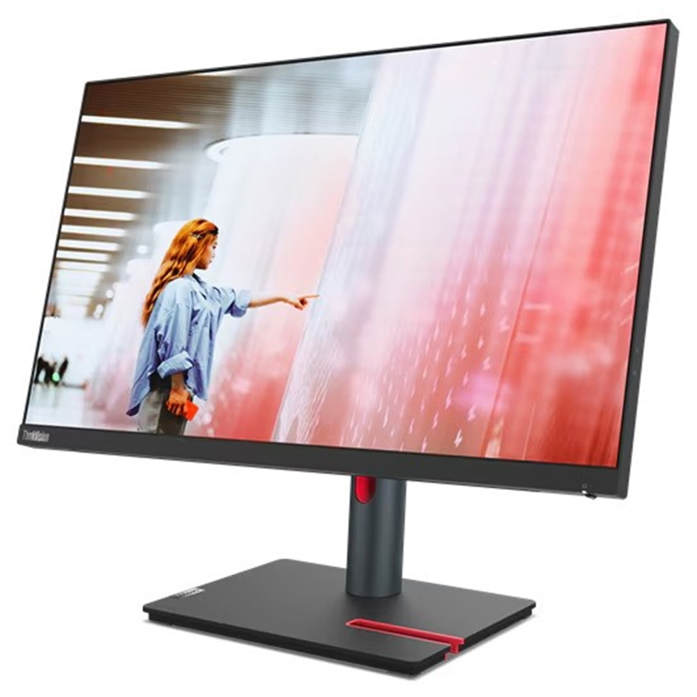მონიტორი Lenovo 63B4GAT6EU ThinkVision P24q-30, 23.8", Monitor, QHD, IPS, USB, USB-B, HDMI, DP, Raven Black