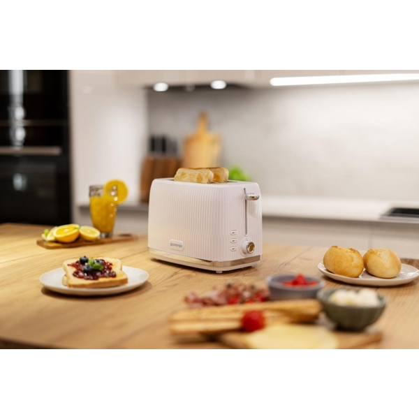 ტოსტერი Gorenje T850DPW, 850W, Toaster, White
