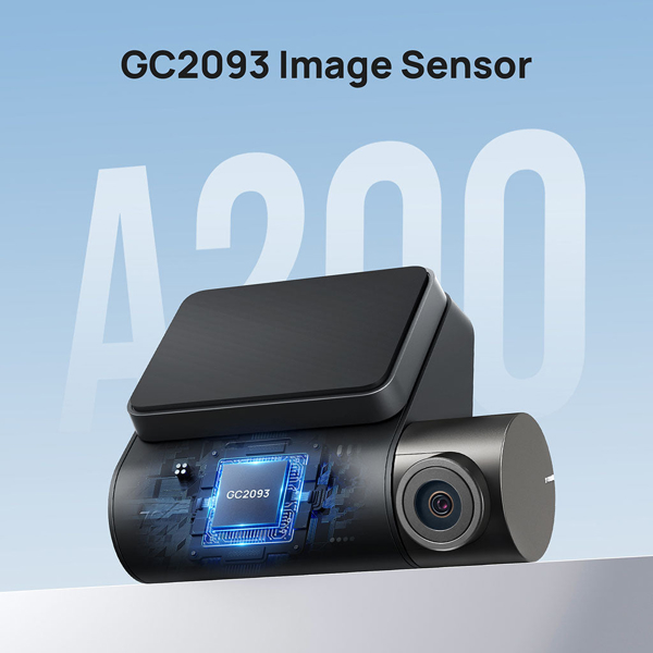 მანქანის ვიდეო რეგისტრატორი 70mai Dash Cam A200, 130°, Car Video Recorder, Black