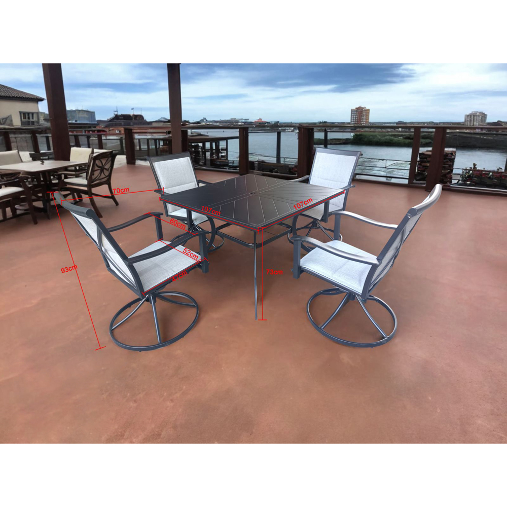 Garden Furniture Set OEM KC-TB01, Black