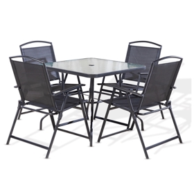 Garden Furniture Set Comfort Room KMKC-041, Black/Blue
